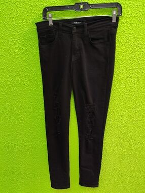 Flying Monkey Black Distressed Skinny Jeans